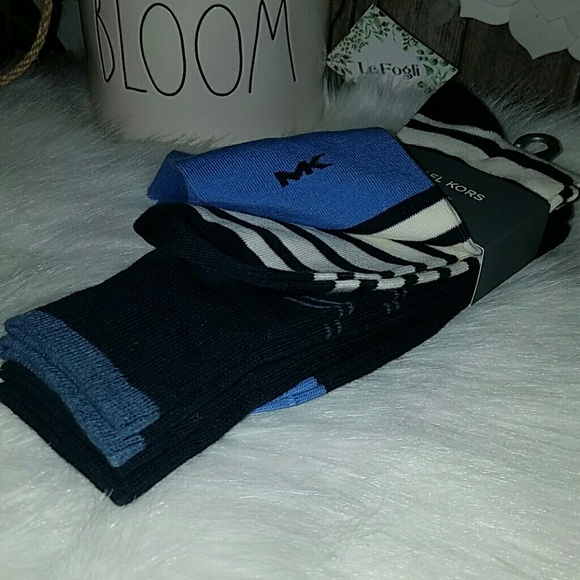 Michael kors comed cotton socks set of 3 - Picture 2 of 6